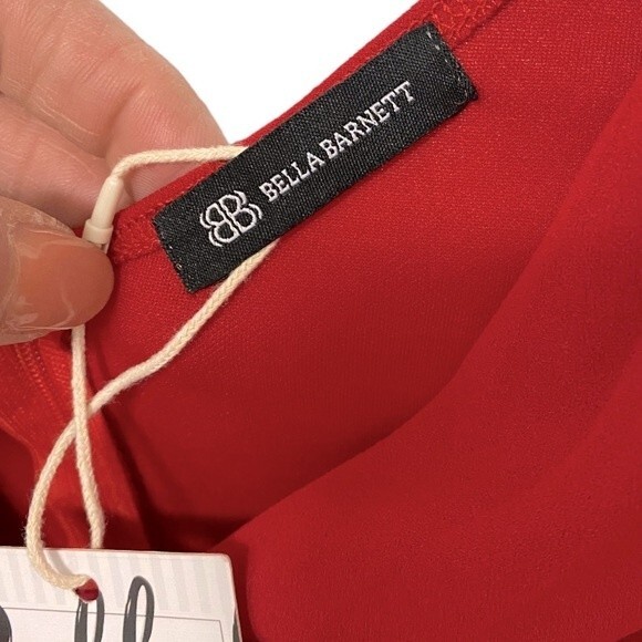 Bella Barnett Flared Sleeve Cut-Off Dress - Picture 4 of 9